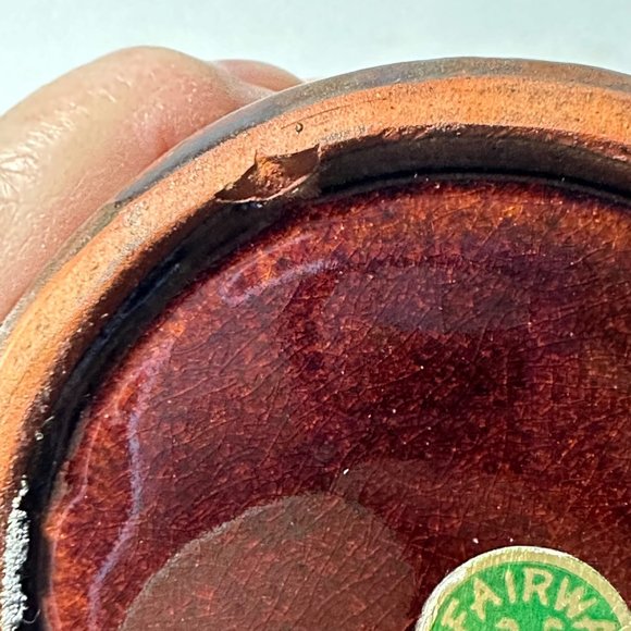 Fairway Japan Vintage Red Clay Little Brown 5.5" Jug No Cork SEE PHOTOS - Picture 9 of 10